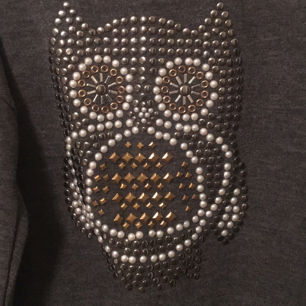 Knitworks Beaded Owl Sweater- Like new!!
